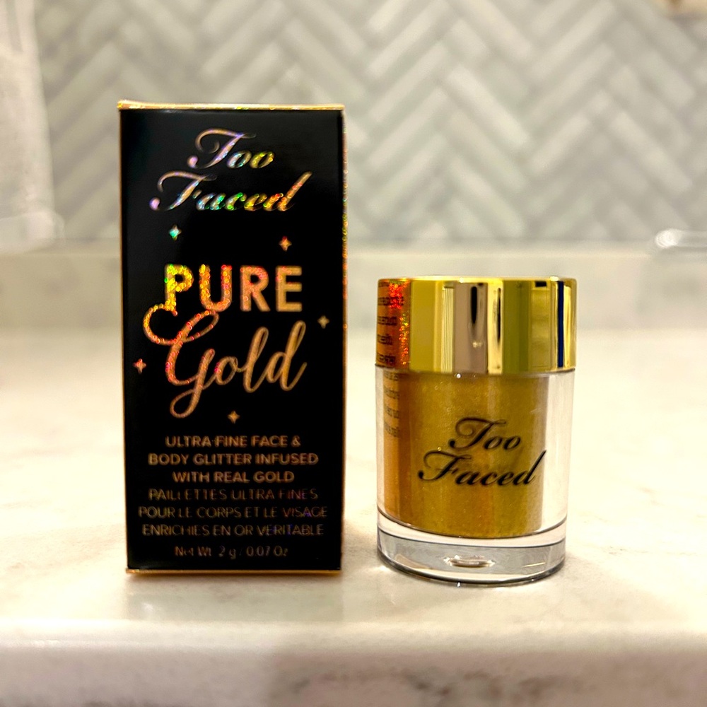 Too Faced Pure Gold Face & Body Glitter